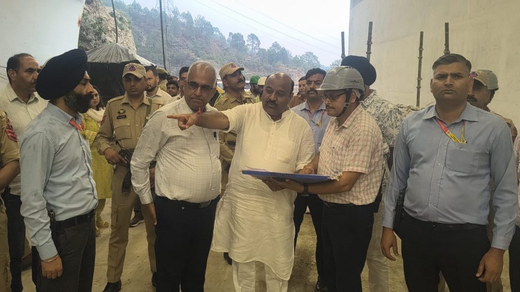 Deputy CM inspects Sungal Tunnel project at Kalidhar; emphasizes strict ...